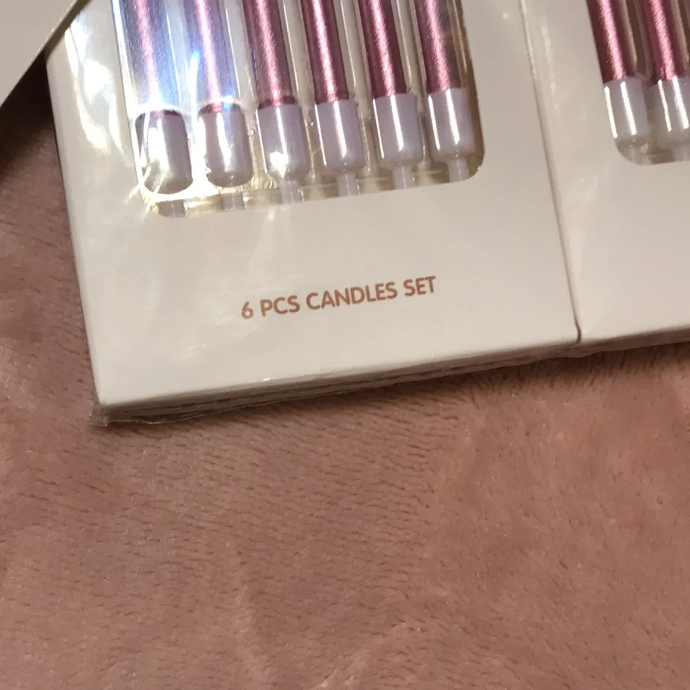 Candles-Long Thin Cake/Cupcake Candles Total 72